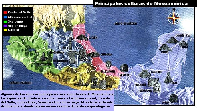 Historia de México Secundaria "ÁREAS CULTURALES DE